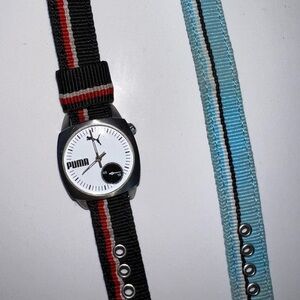 Puma Watch With Second Wrist Band 9” Length Top to Bottom